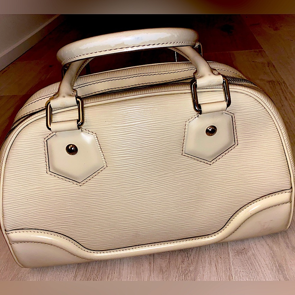 ❣️Louis Vuitton Ivory Epi Montaigne Bowling Bag (CLOSET CLEAR OUT & CLEARANCE)